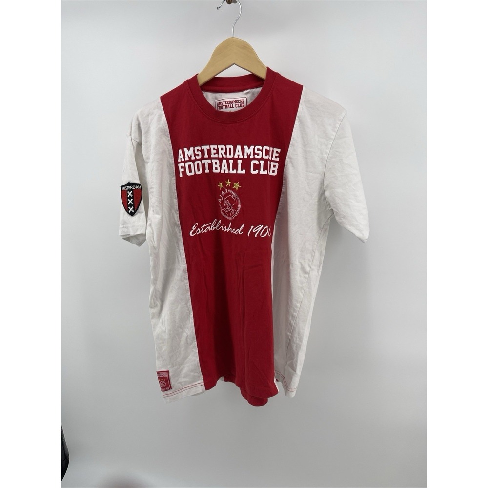Vintage AJAX Amsterdam Football Club T Shirt Jersey Large